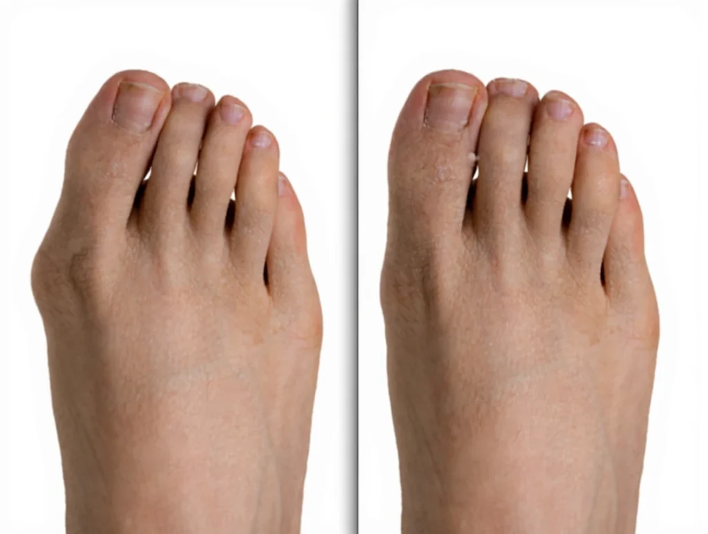 Bunion surgery before & after